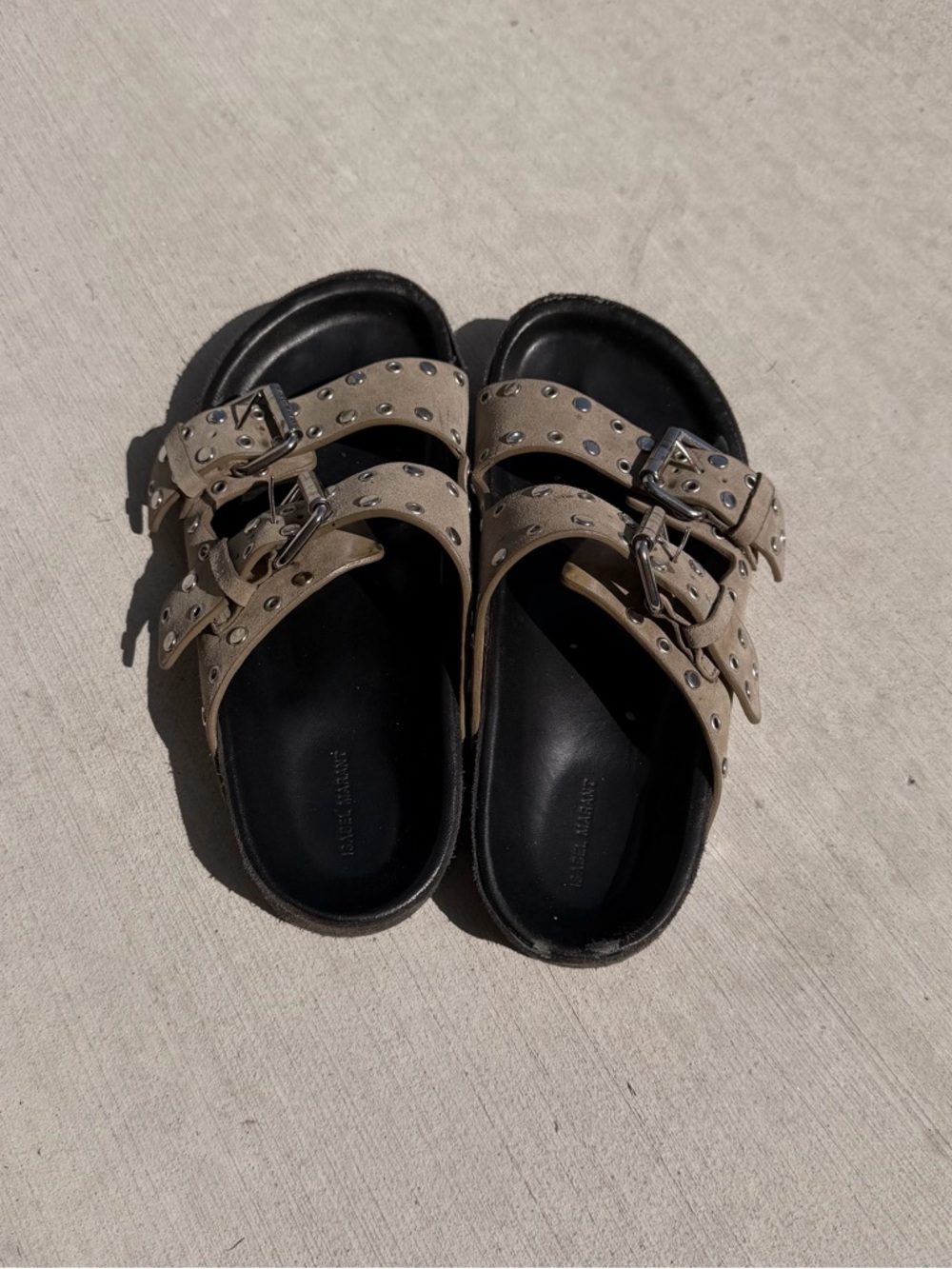 Isabel Marat Lennyo Studded Sandals 34 - Picture 2 of 5